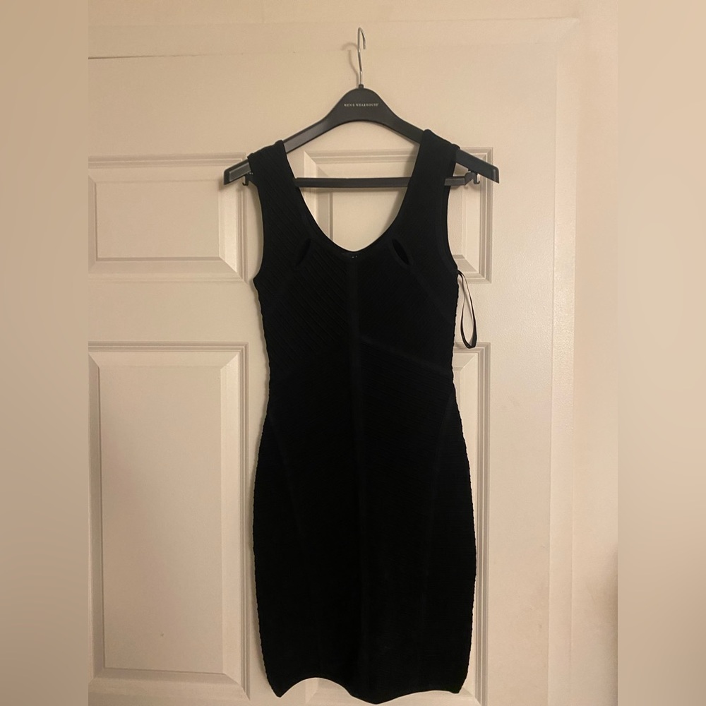 bebe black dress